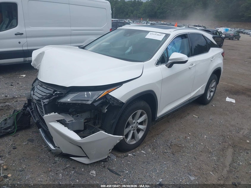 2017 Lexus Rx VIN JTJBZMCA5H2029744 IAAI salvage auction — FRONT END, Salvage Title, sold $8,800 on 2026-07-17 (photo 2)