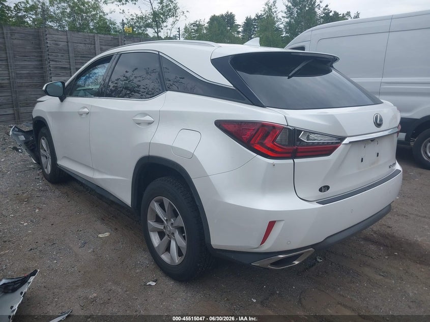 2017 Lexus Rx VIN JTJBZMCA5H2029744 IAAI salvage auction — FRONT END, Salvage Title, sold $8,800 on 2026-07-17 (photo 3)