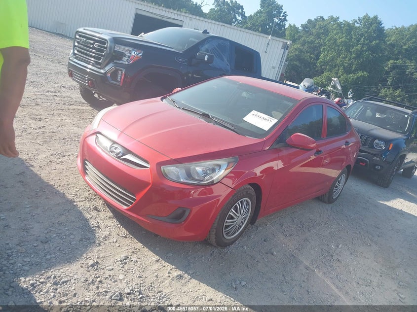 2013 Hyundai Accent VIN KMHCT4AE1DU574073 IAAI salvage auction — ALL OVER, Clear (Georgia), sold $1,050 on 2026-07-21 (photo 2)