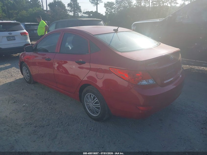 2013 Hyundai Accent VIN KMHCT4AE1DU574073 IAAI salvage auction — ALL OVER, Clear (Georgia), sold $1,050 on 2026-07-21 (photo 3)