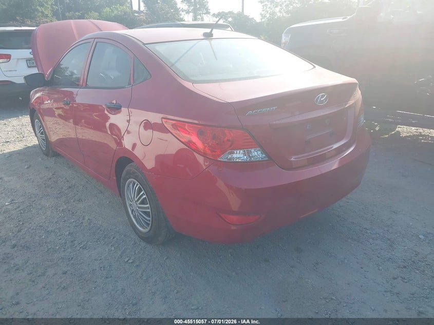 2013 Hyundai Accent VIN KMHCT4AE1DU574073 IAAI salvage auction — ALL OVER, Clear (Georgia), sold $1,050 on 2026-07-21 (photo 6)