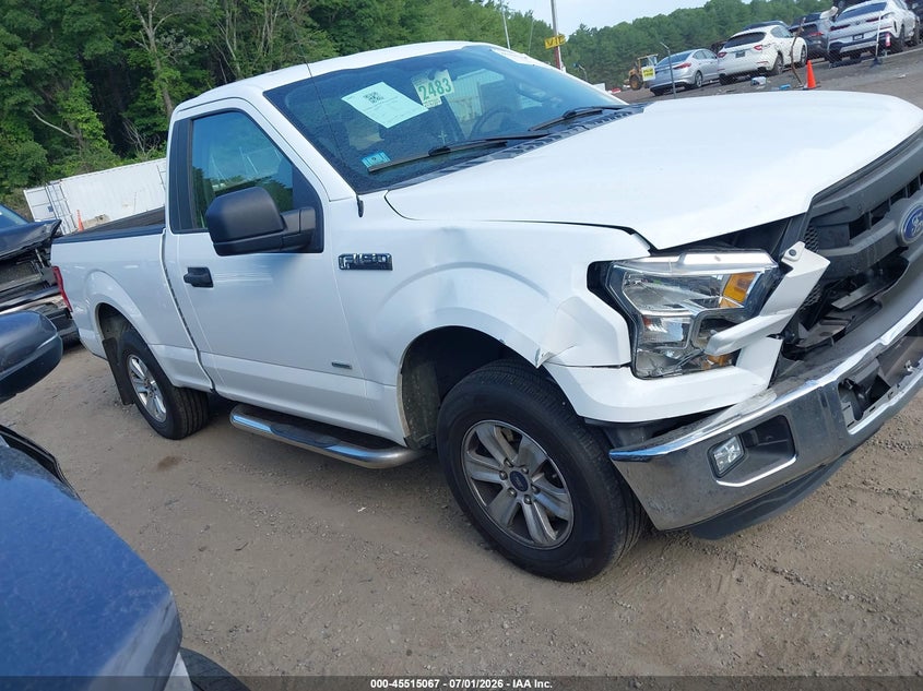2016 Ford F-150 VIN 1FTMF1CP3GFA48890 IAAI salvage auction — RIGHT FRONT, Clear (Massachusetts), sold $2,300 on 2026-07-10 (photo 1)