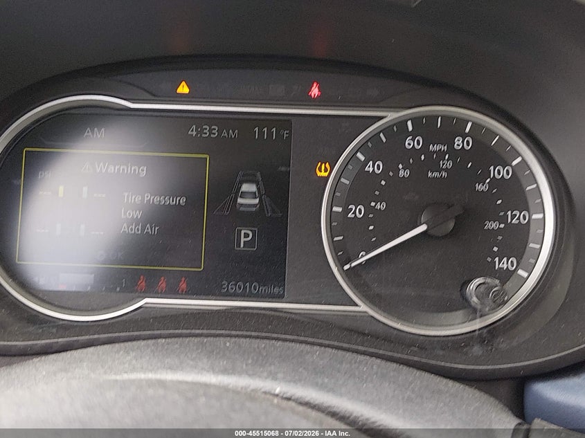 2025 Nissan Versa VIN 3N1CN8EV0SL838412 IAAI salvage auction — LEFT SIDE, Enterprise Vehicles Clear Only (Texas), sold $10,100 on 2026-07-07 (photo 7)
