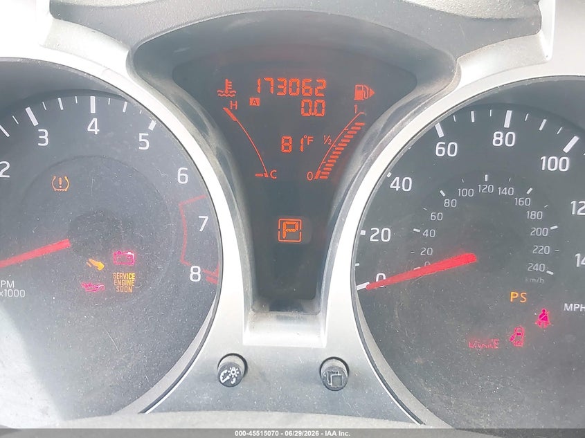 2011 Nissan Juke VIN JN8AF5MR2BT006185 IAAI salvage auction — NORMAL WEAR, Clear - Dealer Only (California), sold $300 on 2026-07-22 (photo 7)