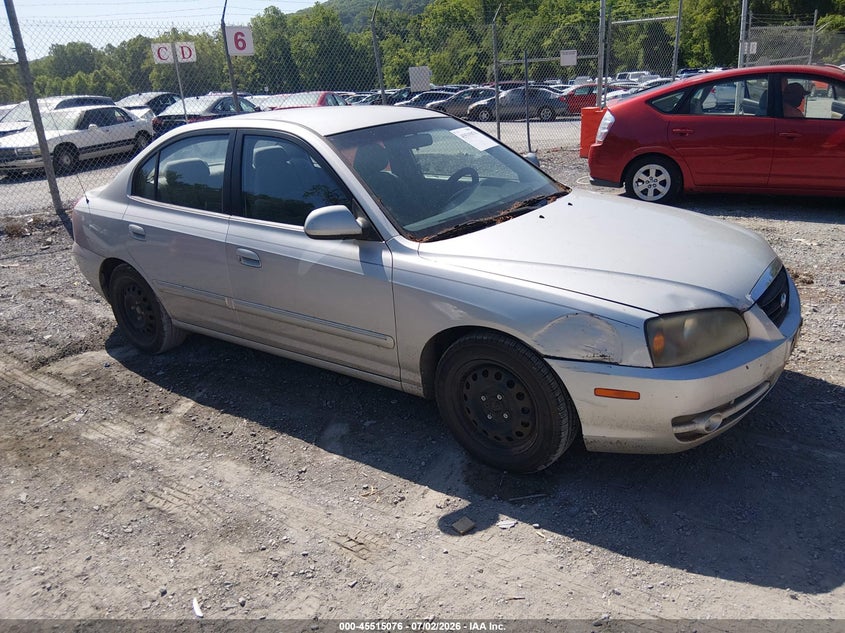 2006 Hyundai Elantra VIN KMHDN46D36U378444 IAAI salvage auction — NORMAL WEAR, Clear (Virginia), sold $350 on 2026-07-28 (photo 1)