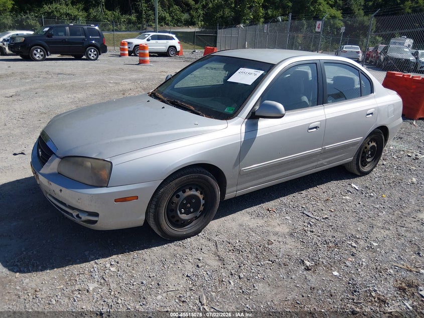 2006 Hyundai Elantra VIN KMHDN46D36U378444 IAAI salvage auction — NORMAL WEAR, Clear (Virginia), sold $350 on 2026-07-28 (photo 2)