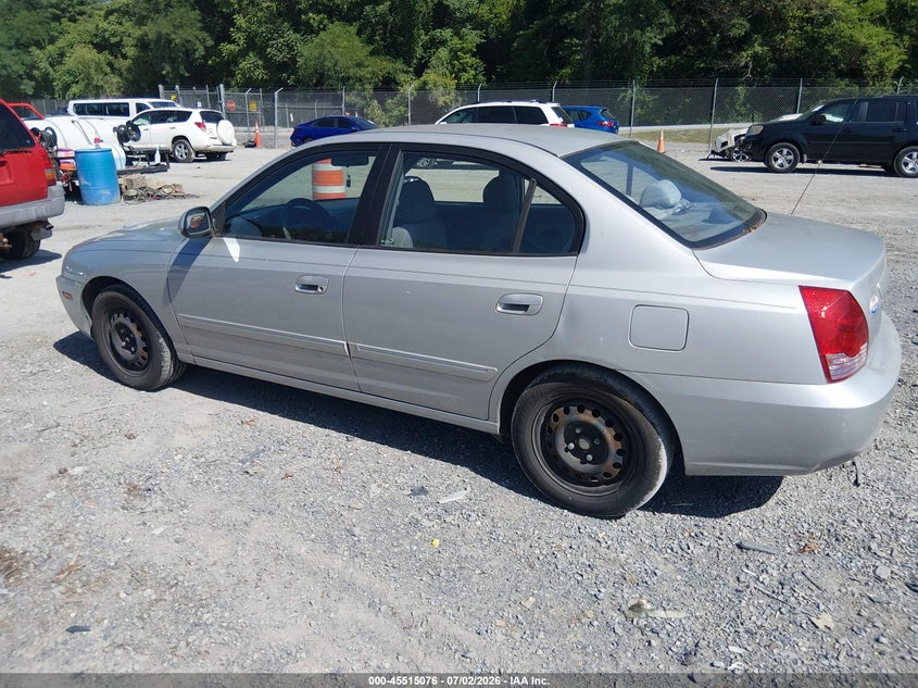 2006 Hyundai Elantra VIN KMHDN46D36U378444 IAAI salvage auction — NORMAL WEAR, Clear (Virginia), sold $350 on 2026-07-28 (photo 3)