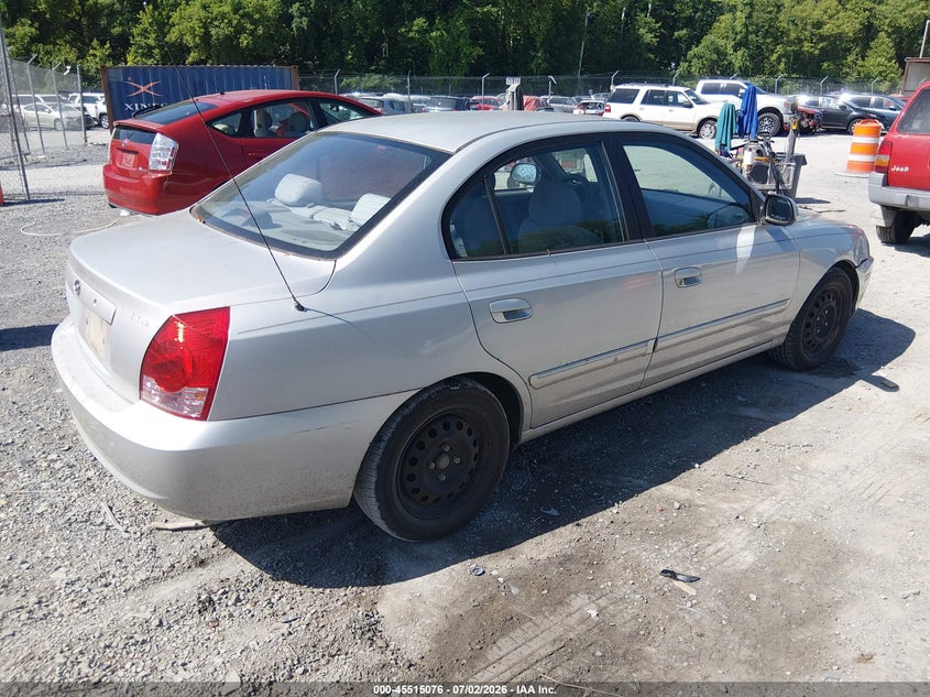 2006 Hyundai Elantra VIN KMHDN46D36U378444 IAAI salvage auction — NORMAL WEAR, Clear (Virginia), sold $350 on 2026-07-28 (photo 4)