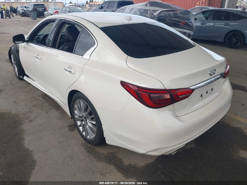 2019 Infiniti Q50 VIN JN1EV7AP4KM512256 IAAI salvage auction — THEFT, Wait Title, sold $2,850 on 2026-08-02 (photo 3)
