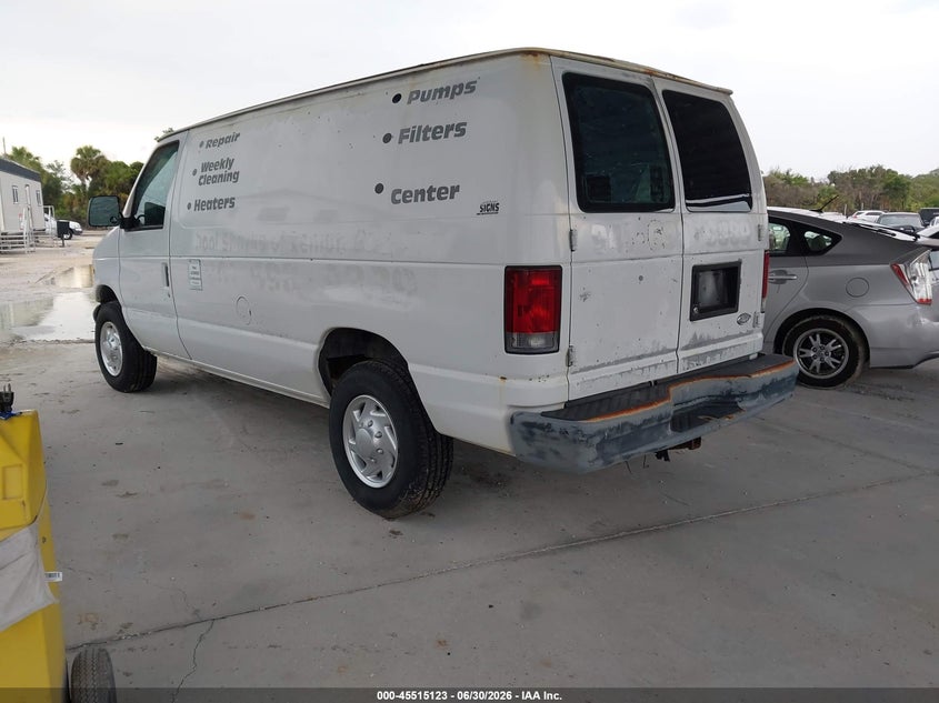 2002 Ford E 250 VIN 1FTNE24L62HB59746 IAAI salvage auction — NORMAL WEAR, Clear (Florida), sold $375 on 2026-07-07 (photo 3)