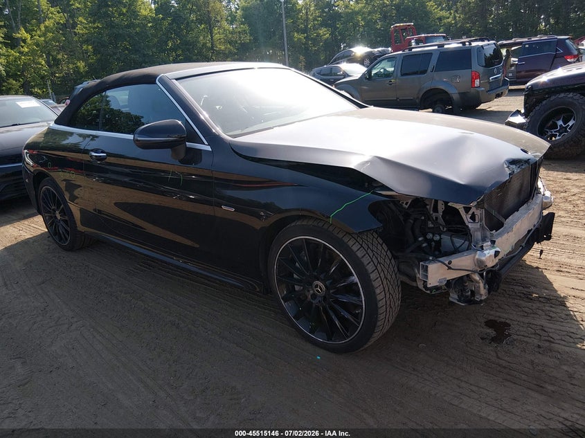 2018 Mercedes-benz C-klasse VIN WDDWK4KB6JF665631 IAAI salvage auction — FRONT END, Salvage - 75% Or Less (Maryland), sold $8,000 on 2026-07-29 (photo 1)