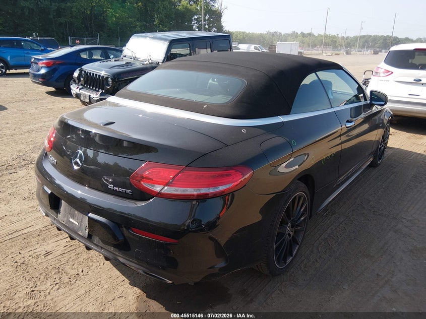 2018 Mercedes-benz C-klasse VIN WDDWK4KB6JF665631 IAAI salvage auction — FRONT END, Salvage - 75% Or Less (Maryland), sold $8,000 on 2026-07-29 (photo 4)