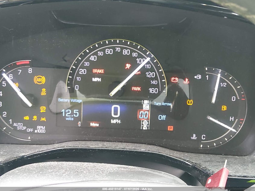 2017 Cadillac Xt5 VIN 1GYKNDRS5HZ245500 IAAI salvage auction — RIGHT FRONT, Salvage (Louisiana), sold $2,550 on 2026-07-18 (photo 7)