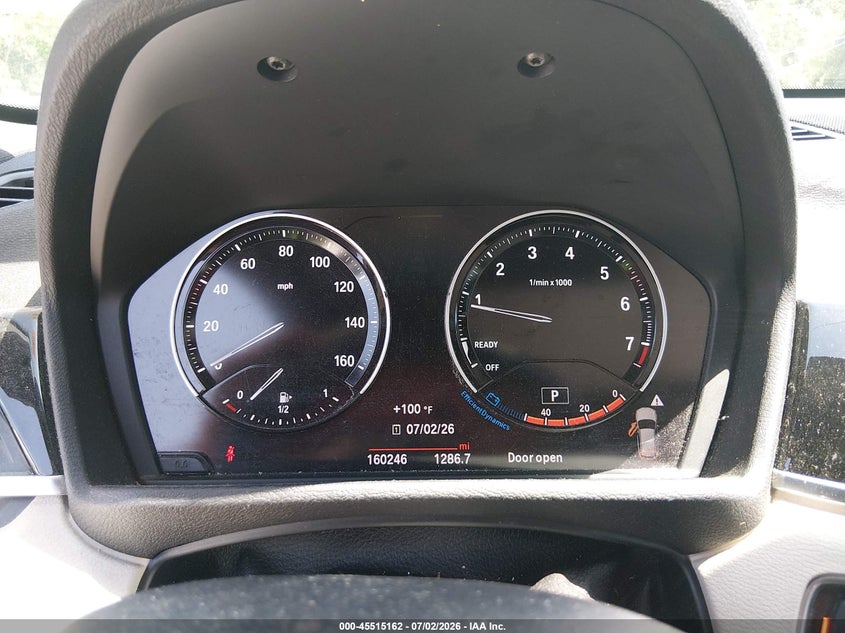 2018 BMW X1 VIN WBXHU7C34J5L08320 IAAI salvage auction — ROOF, Salvage (Alabama), sold $1,600 on 2026-07-30 (photo 7)