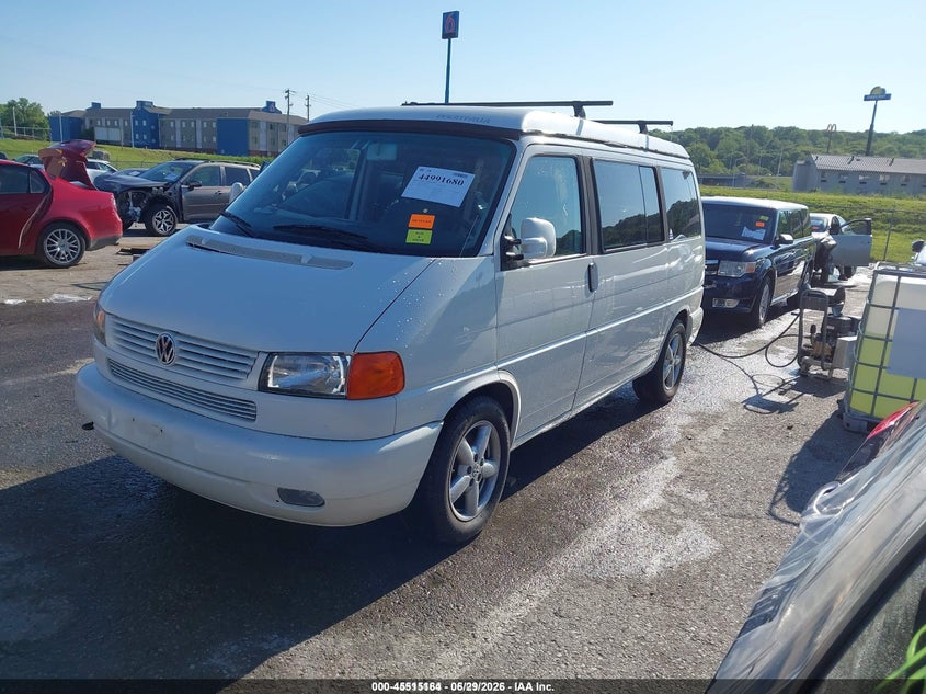2002 Volkswagen Eurovan VIN WV2NB47022H084079 IAAI salvage auction — RIGHT REAR, Salvage (Missouri), sold $2,000 on 2026-07-14 (photo 2)