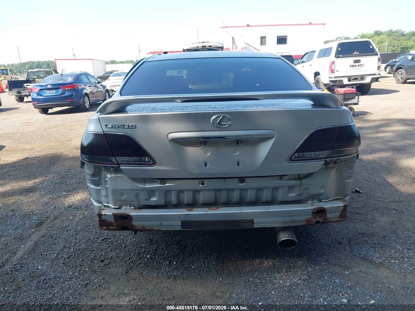 2005 Lexus Es 330 VIN JTHBA30G655064895 IAAI salvage auction — NORMAL WEAR, Clear (Maryland), sold $425 on 2026-07-17 (photo 6)