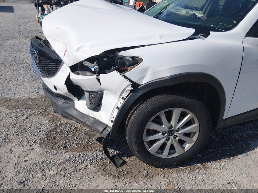 2013 Mazda Cx-5 VIN JM3KE2BE5D0155767 IAAI salvage auction — FRONT END, Salvage (Mississippi), sold $25 on 2026-07-24 (photo 6)