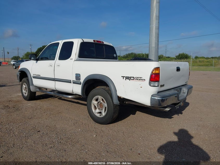 2002 Toyota Tundra VIN 5TBRT34152S285659 IAAI salvage auction — NORMAL WEAR, Original (Texas), sold $1,100 on 2026-07-14 (photo 3)