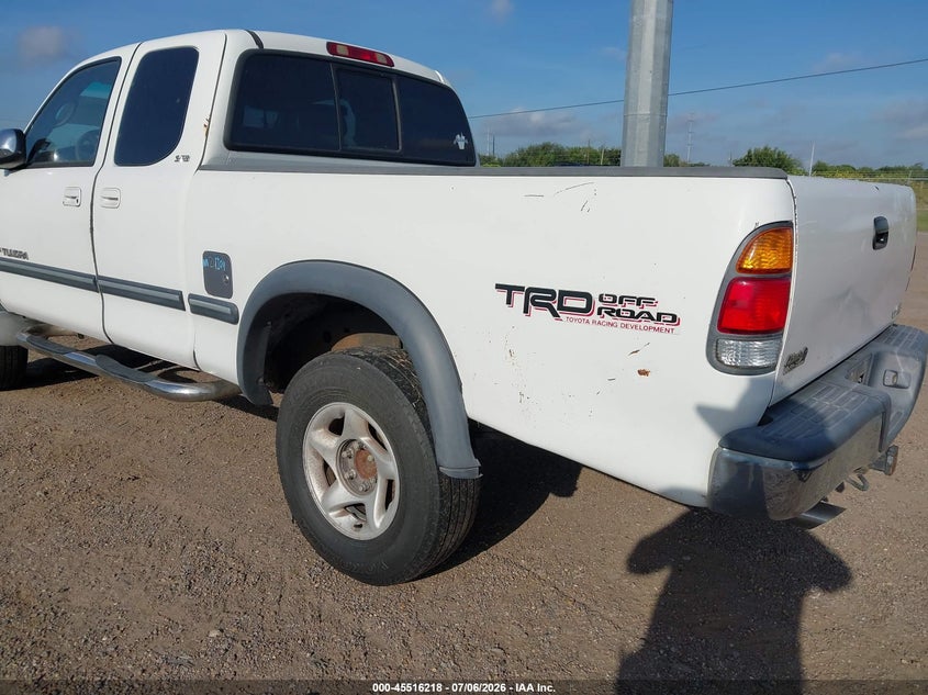 2002 Toyota Tundra VIN 5TBRT34152S285659 IAAI salvage auction — NORMAL WEAR, Original (Texas), sold $1,100 on 2026-07-14 (photo 6)