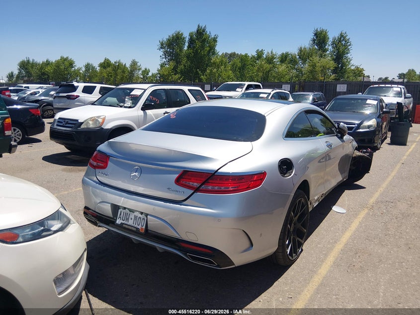 2016 Mercedes-benz S-klasse VIN WDDXJ8FB4GA012245 IAAI salvage auction — NORMAL WEAR, Clear (Colorado), sold $7,025 on 2026-07-28 (photo 4)