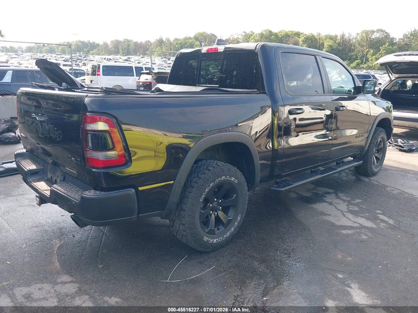 2020 Ram 1500 VIN 1C6SRFLT5LN217310 IAAI salvage auction — SIDE, Salvage Title, sold $13,100 on 2026-07-25 (photo 4)