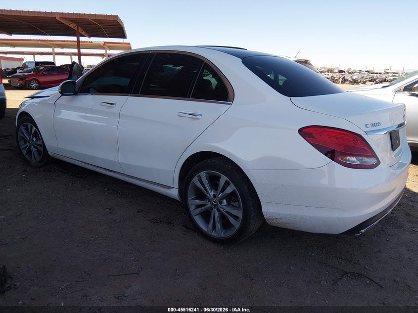 2018 Mercedes-benz C-klasse VIN WDDWF4KB1JR392276 IAAI salvage auction — FRONT END, Salvage (Arizona), sold $4,175 on 2026-07-28 (photo 3)