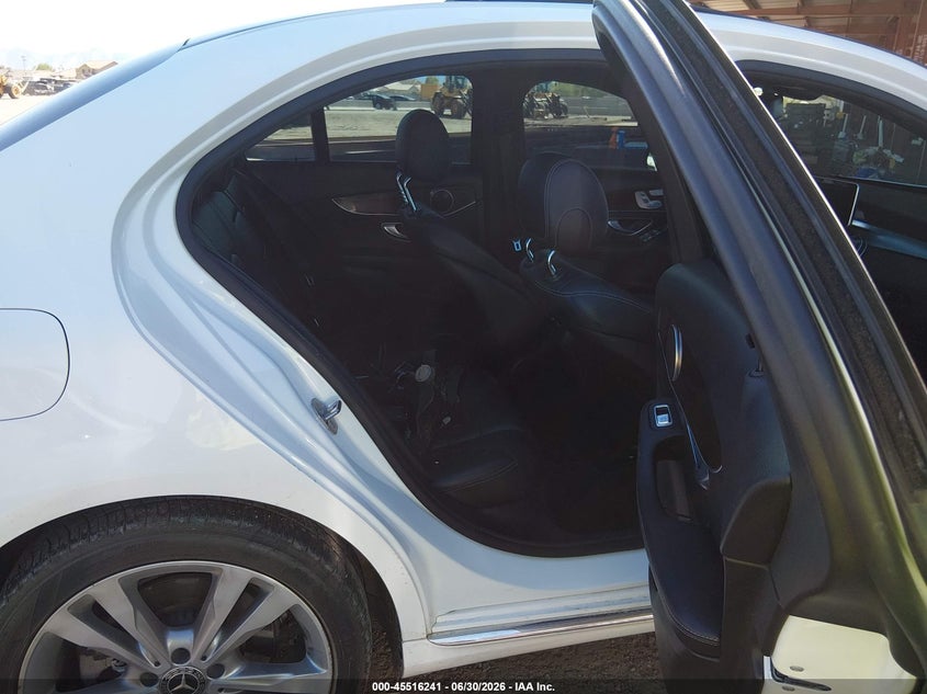 2018 Mercedes-benz C-klasse VIN WDDWF4KB1JR392276 IAAI salvage auction — FRONT END, Salvage (Arizona), sold $4,175 on 2026-07-28 (photo 8)