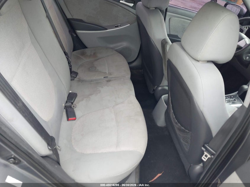 2013 Hyundai Accent VIN KMHCT4AE9DU396770 IAAI salvage auction — REAR END, Salvage (California), sold $825 on 2026-07-29 (photo 8)