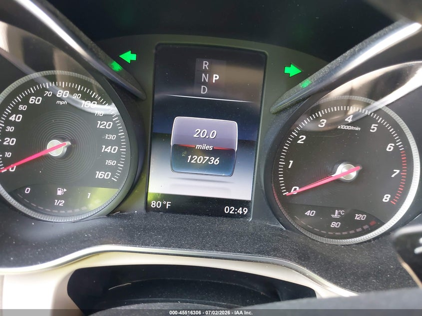 2017 Mercedes-benz Glc VIN WDC0G4KB2HV004349 IAAI salvage auction — FRONT END, Salvage - Greater Than 75% (Maryland), sold $4,150 on 2026-07-22 (photo 7)