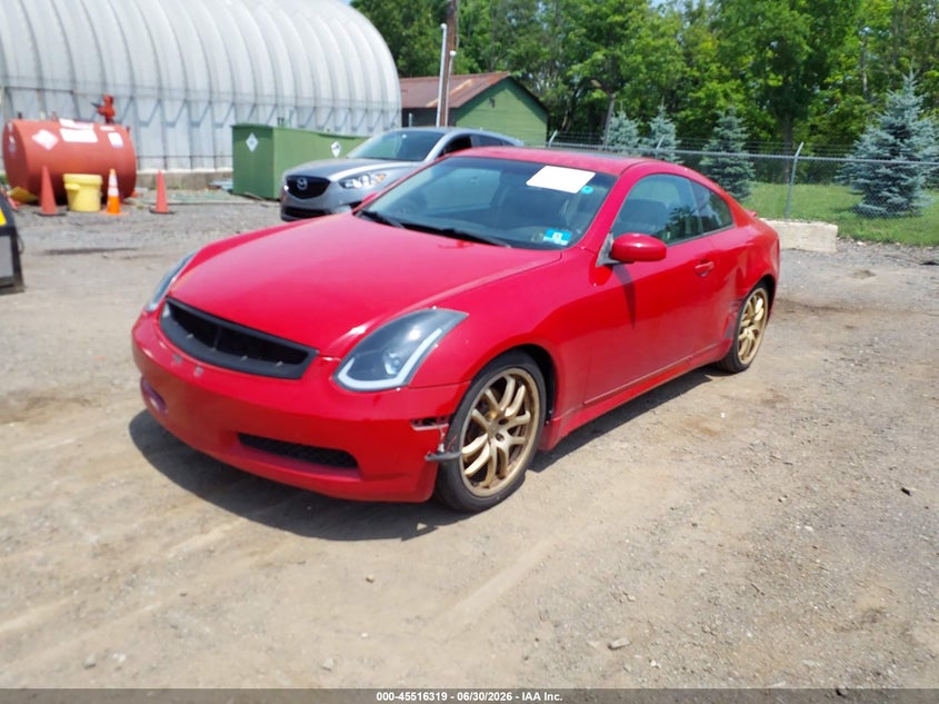 2006 Infiniti G35 VIN JNKCV54E26M720224 IAAI salvage auction — NORMAL WEAR, Clear (New Jersey), sold $700 on 2026-07-23 (photo 2)
