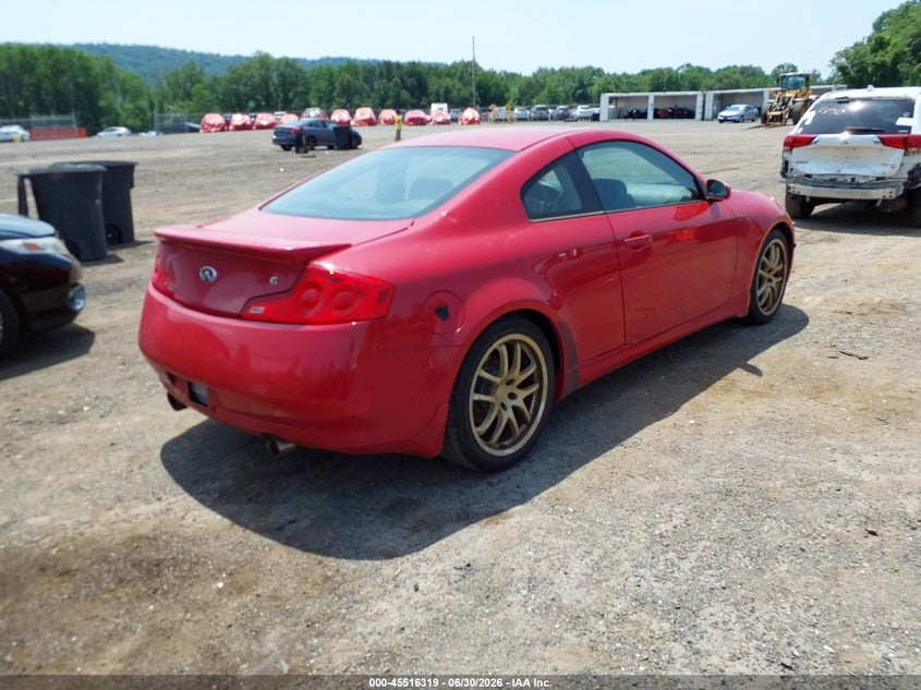 2006 Infiniti G35 VIN JNKCV54E26M720224 IAAI salvage auction — NORMAL WEAR, Clear (New Jersey), sold $700 on 2026-07-23 (photo 4)