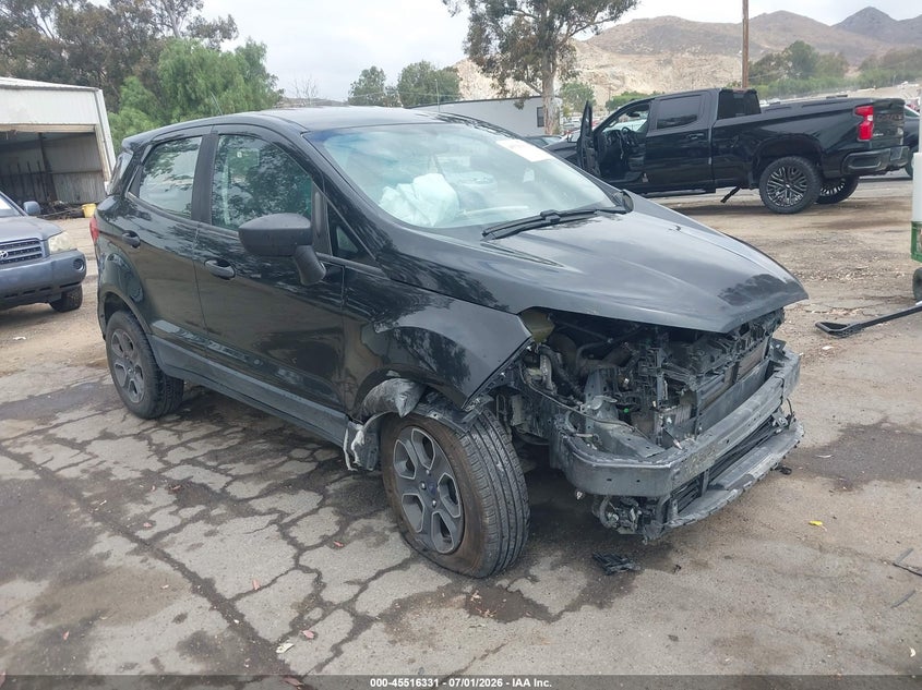 2021 Ford Ecosport VIN MAJ3S2FE0MC439487 IAAI salvage auction — TRANSMISSION, Salvage (California), sold $250 on 2026-07-21 (photo 1)