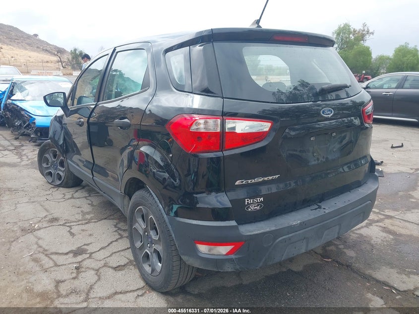 2021 Ford Ecosport VIN MAJ3S2FE0MC439487 IAAI salvage auction — TRANSMISSION, Salvage (California), sold $250 on 2026-07-21 (photo 3)