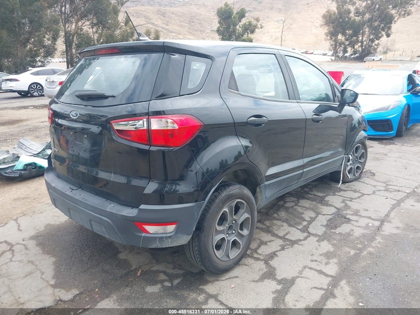 2021 Ford Ecosport VIN MAJ3S2FE0MC439487 IAAI salvage auction — TRANSMISSION, Salvage (California), sold $250 on 2026-07-21 (photo 4)