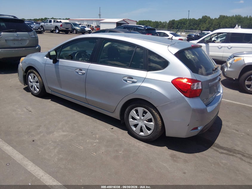 2013 Subaru Impreza VIN JF1GPAA68D2216200 IAAI salvage auction — NORMAL WEAR, Clear (North Carolina), sold $400 on 2026-07-29 (photo 3)