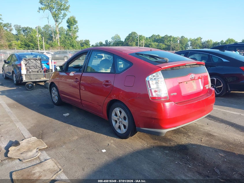 2006 Toyota Prius VIN JTDKB20U467501006 IAAI salvage auction — RIGHT FRONT, Salvage (North Carolina), sold $375 on 2026-07-23 (photo 3)