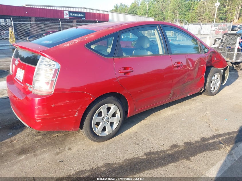 2006 Toyota Prius VIN JTDKB20U467501006 IAAI salvage auction — RIGHT FRONT, Salvage (North Carolina), sold $375 on 2026-07-23 (photo 4)