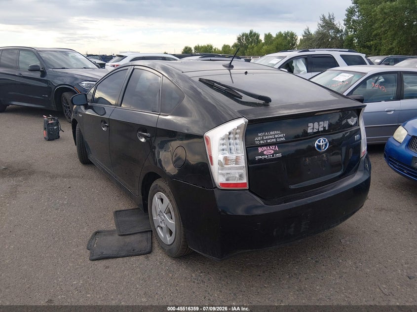 2011 Toyota Prius VIN JTDKN3DUXB1413517 IAAI salvage auction — NORMAL WEAR, Clear (Colorado), sold $750 on 2026-07-28 (photo 3)
