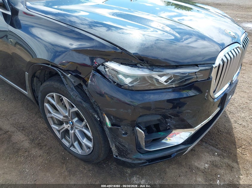 2020 BMW X7 VIN 5UXCW2C08L9C40921 IAAI salvage auction — RIGHT FRONT, Salvage Title, sold $17,400 on 2026-07-15 (photo 6)
