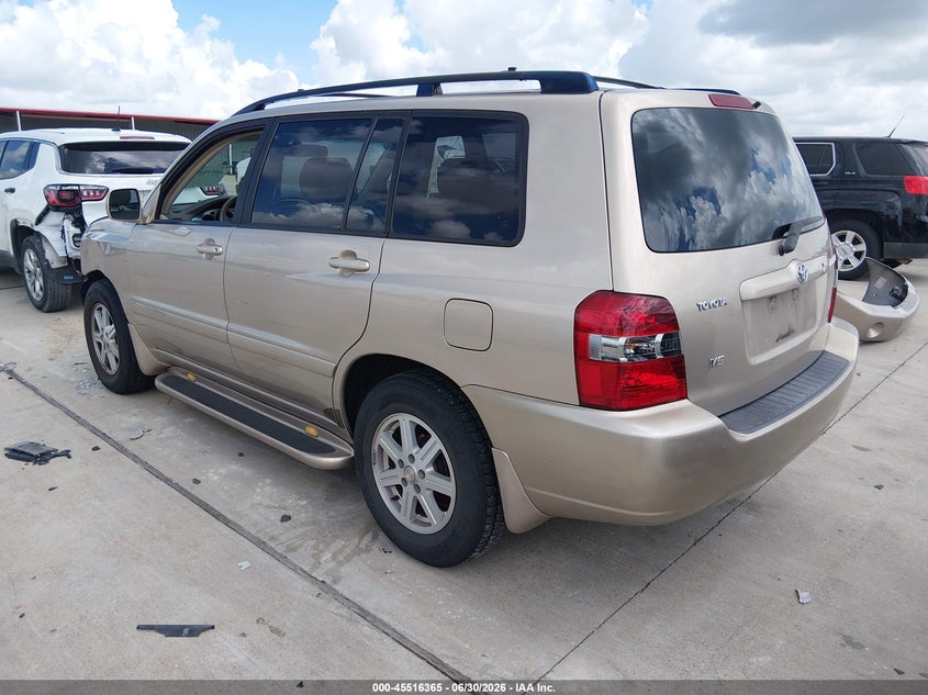 2006 Toyota Highlander VIN JTEGP21A960113656 IAAI salvage auction — FRONT END, Original (Texas), sold $2,550 on 2026-08-02 (photo 3)