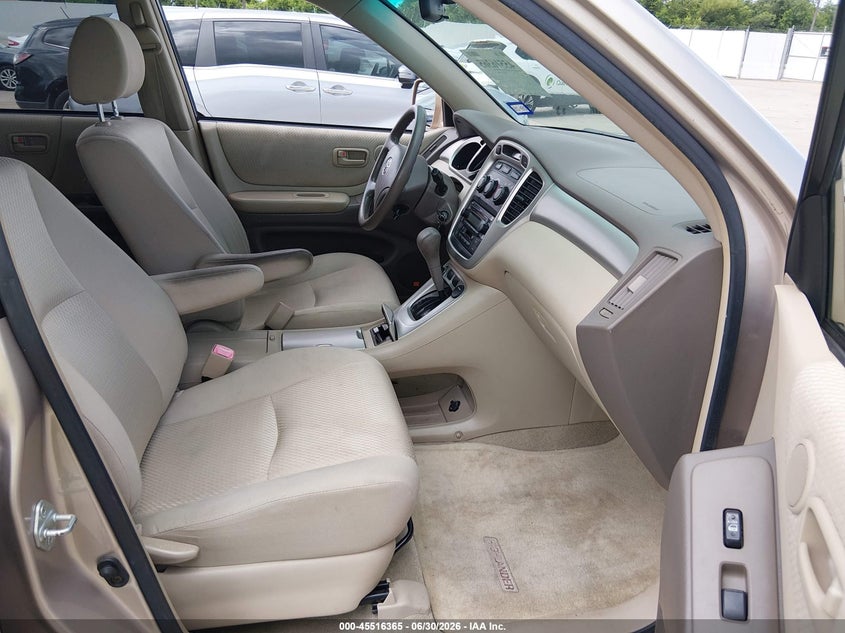 2006 Toyota Highlander VIN JTEGP21A960113656 IAAI salvage auction — FRONT END, Original (Texas), sold $2,550 on 2026-08-02 (photo 5)