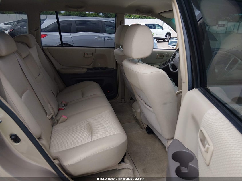 2006 Toyota Highlander VIN JTEGP21A960113656 IAAI salvage auction — FRONT END, Original (Texas), sold $2,550 on 2026-08-02 (photo 8)