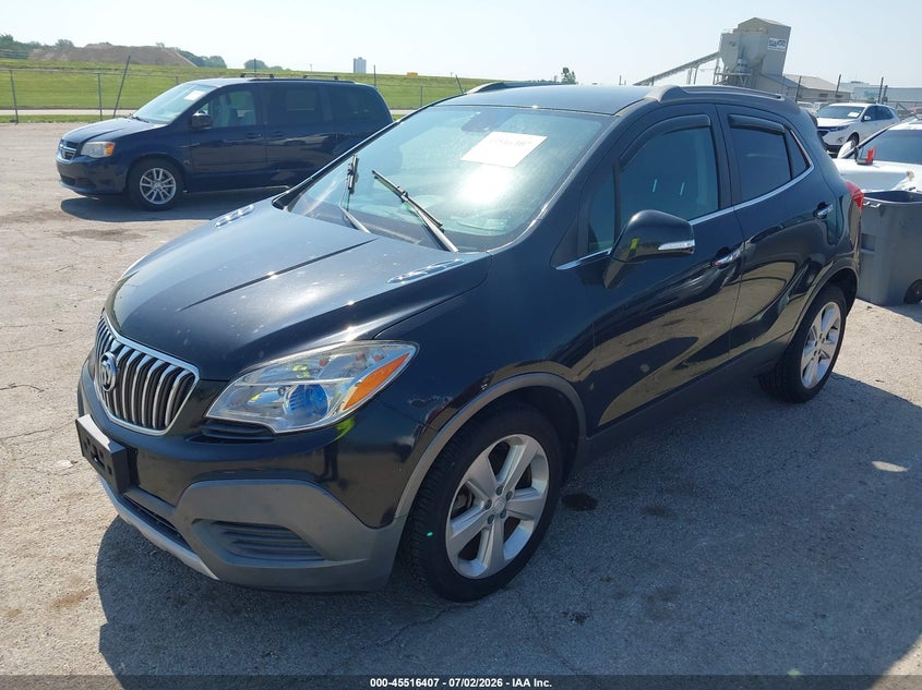 2015 Buick Encore VIN KL4CJASB4FB227231 IAAI salvage auction — NORMAL WEAR, Salvage Title, sold $900 on 2026-07-15 (photo 2)