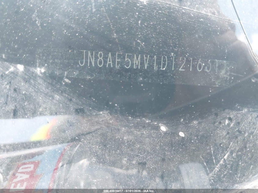 2013 Nissan Juke VIN JN8AF5MV1DT216311 IAAI salvage auction — NORMAL WEAR, Salvage (Idaho), sold $275 on 2026-07-09 (photo 9)