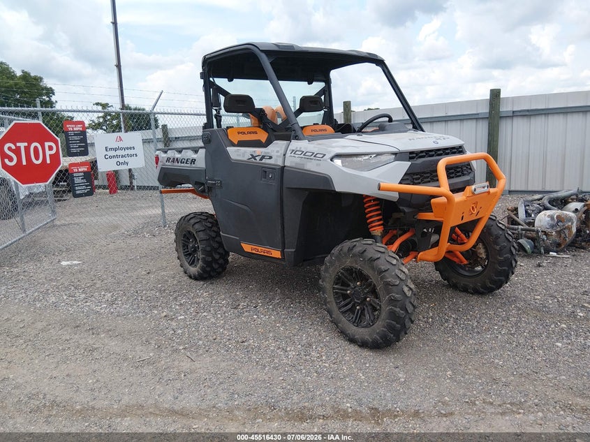 2021 Polaris Ranger VIN 4XARRM99XM8067709 IAAI salvage auction — WATER/FLOOD, Salvage Title, sold $2,050 on 2026-08-19 (photo 1)