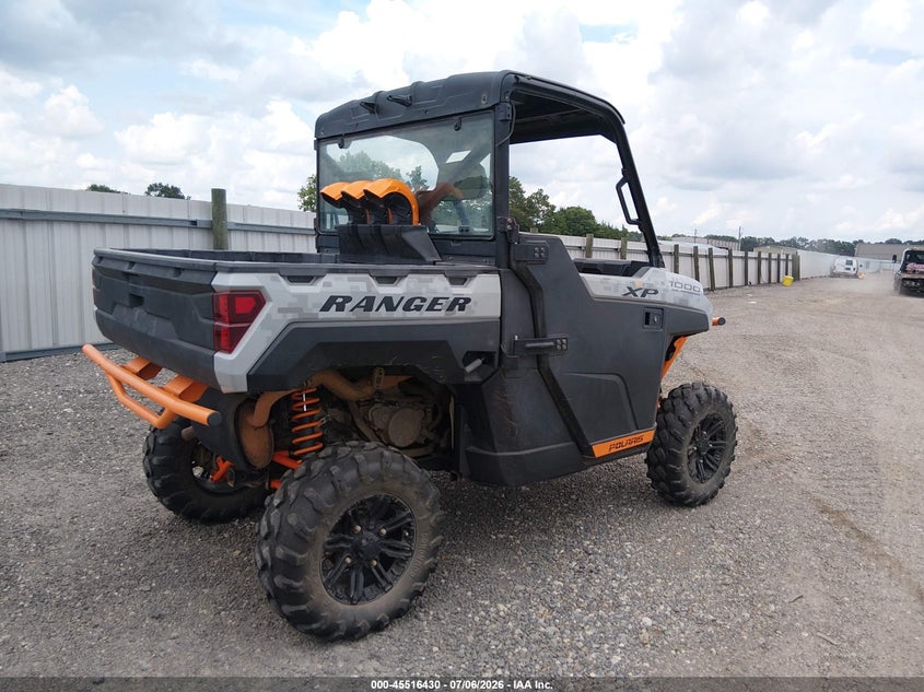 2021 Polaris Ranger VIN 4XARRM99XM8067709 IAAI salvage auction — WATER/FLOOD, Salvage Title, sold $2,050 on 2026-08-19 (photo 4)