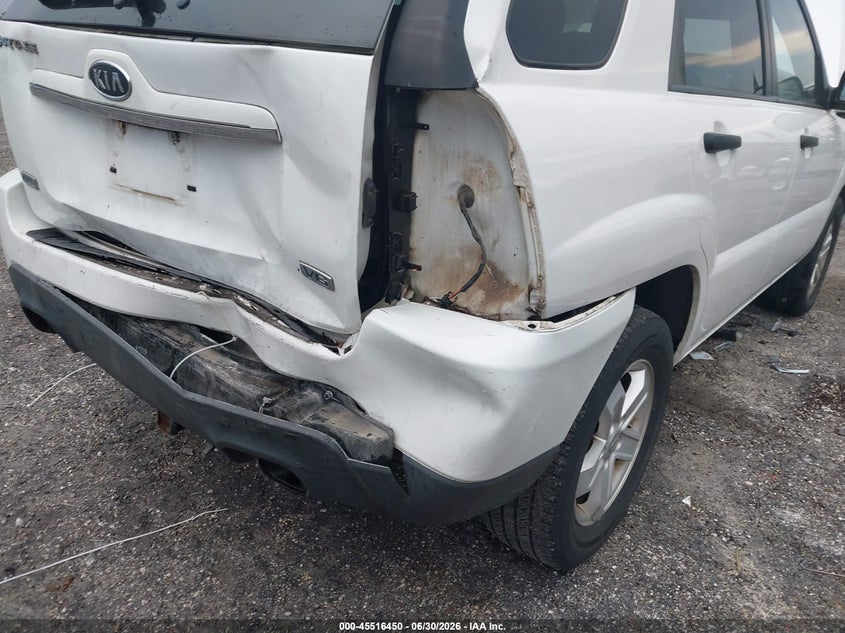 2010 Kia Sportage VIN KNDKGCA38A7734182 IAAI salvage auction — REAR END, Rebuildable (Florida), sold $500 on 2026-07-22 (photo 6)