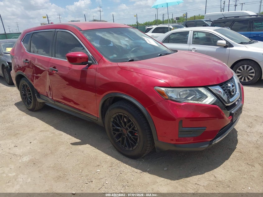2017 Nissan Rogue VIN JN8AT2MT5HW394734 IAAI salvage auction — LEFT & RIGHT, Salvage (Texas), sold $925 on 2026-07-29 (photo 1)