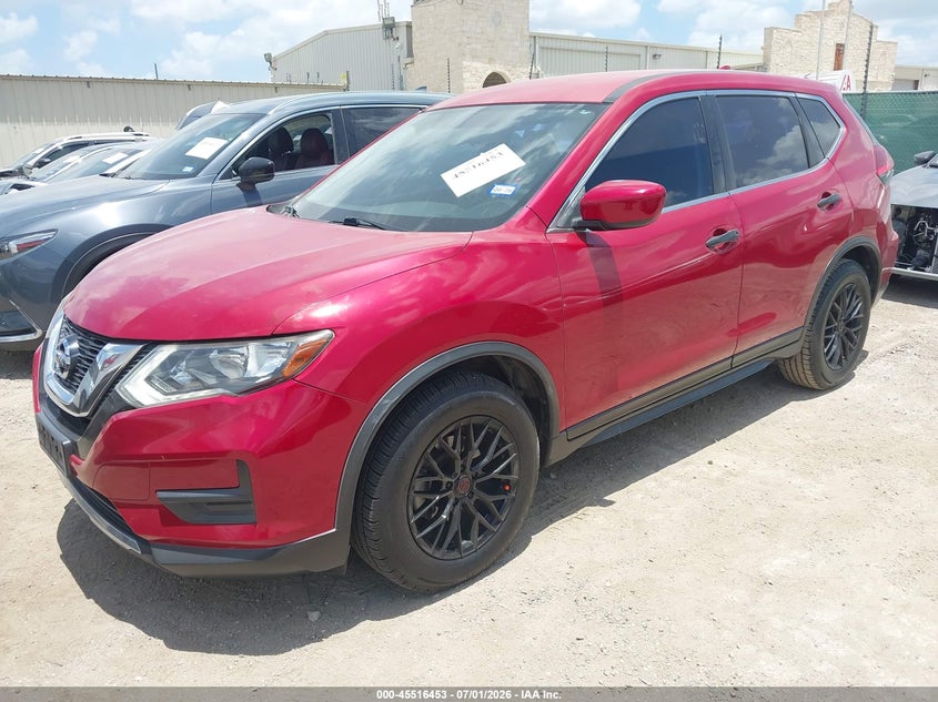 2017 Nissan Rogue VIN JN8AT2MT5HW394734 IAAI salvage auction — LEFT & RIGHT, Salvage (Texas), sold $925 on 2026-07-29 (photo 2)