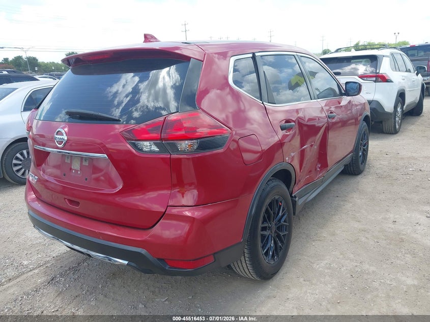 2017 Nissan Rogue VIN JN8AT2MT5HW394734 IAAI salvage auction — LEFT & RIGHT, Salvage (Texas), sold $925 on 2026-07-29 (photo 4)
